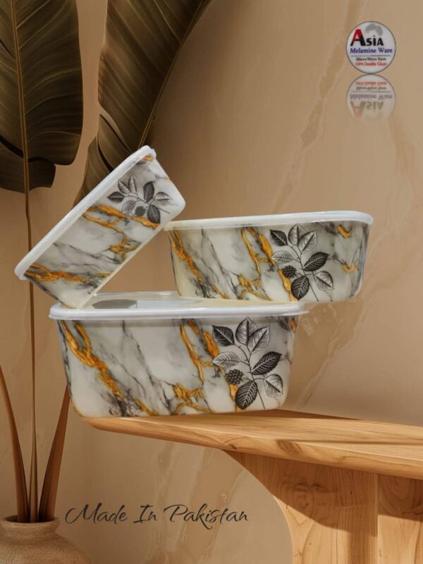 3PC melamine container set - Image 5