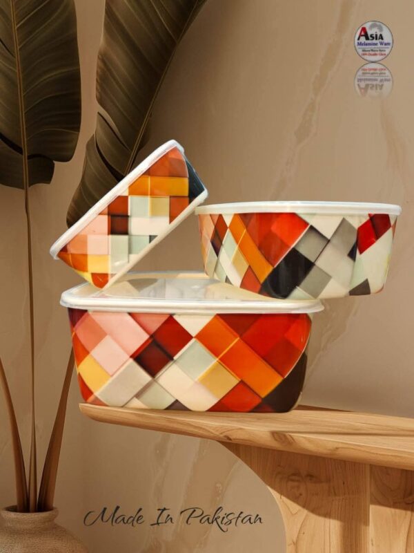 3PC melamine container set - Image 3