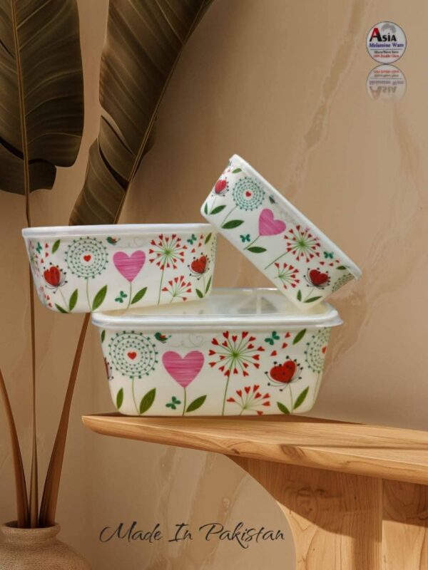 3PC melamine container set - Image 4
