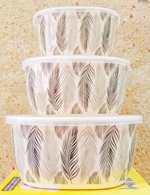 3PC melamine container set