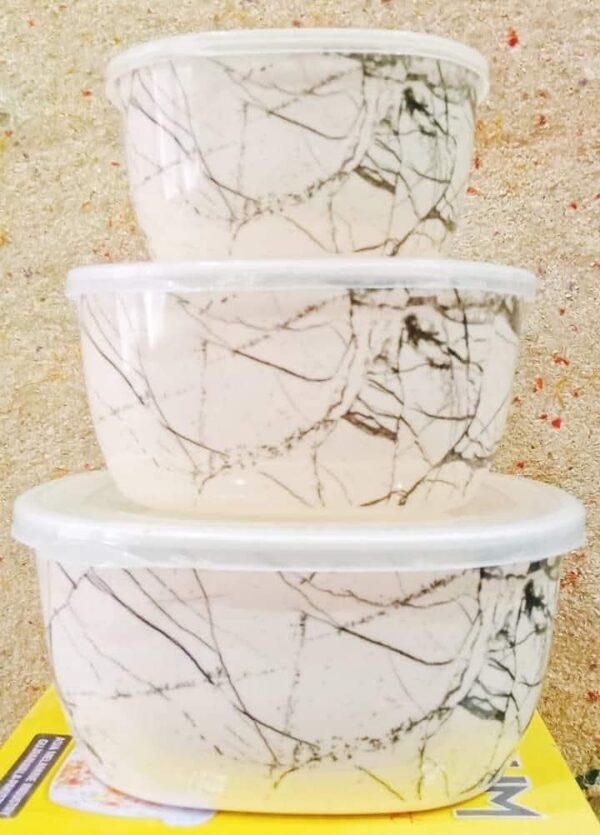 3PC melamine container set - Image 2